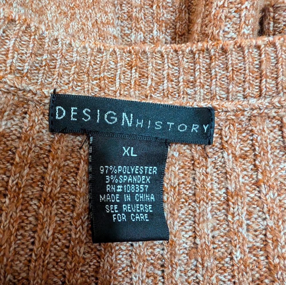Design History Puff Sleeve Sweater Size XL - Picture 6 of 6